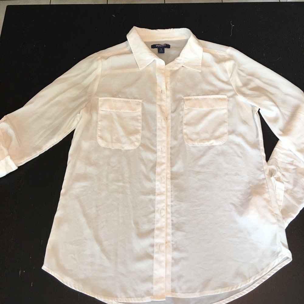 White button down top - Picture 4 of 4